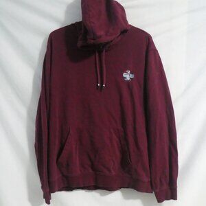 PENGUIN by MUNSINGWEAR | large | Burgundy Hooded Sweatshirt / Hoodie